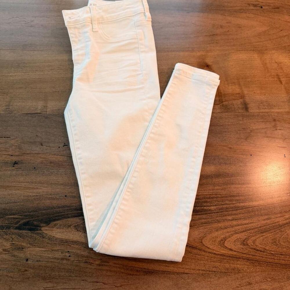NWT American Eagle Ne(x)t Level Stretch Hi-Rise Jegging Bright White 4 Long